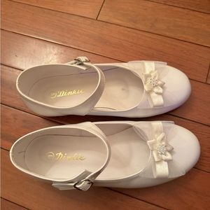 Size 1 fancy shoes. Used once for a communion